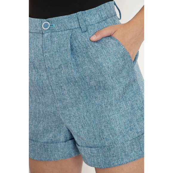 Blackmilk limited Tweed blue shorts nwt - Picture 6 of 13